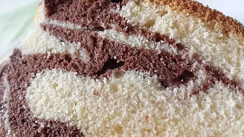 Marble Cake Recipe - Easy Moist Marble Cake Recipe