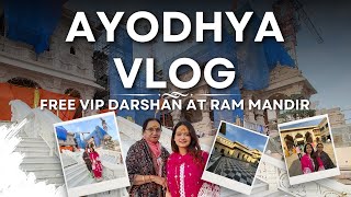 VIP Darshan at Ram Mandir for FREE | Ayodhya Vlog 2024 & Tourist Places in Ayodhya -