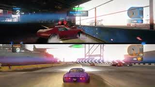 Playing Blur multiplayer with my friend(split screen) #gaming #viral #games #blur