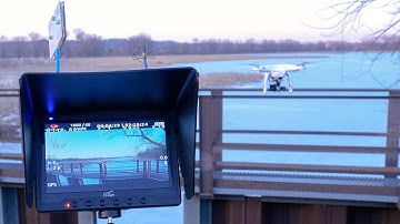 FlySight BLACK PEARL FPV Diversity Monitor Review and Flight Video Footage