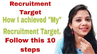 Recruitment Target|10 tips for Recruiters to achive Monthly & Quarterly  Recruitment Target