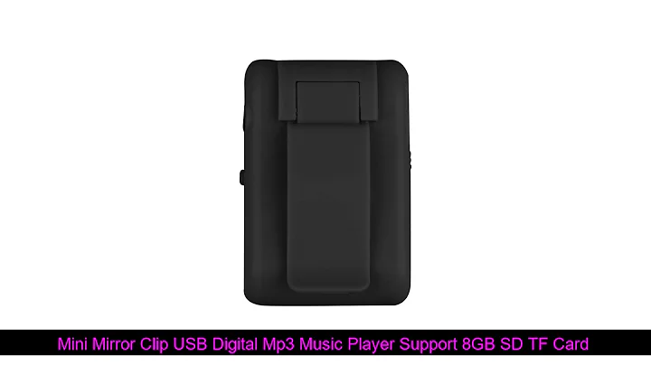 Best Mini Mirror Clip USB Digital Mp3 Music Player Support 8GB SD TF Card