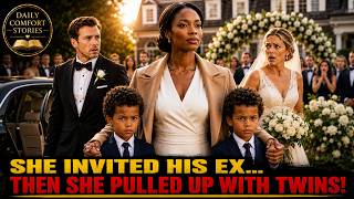 The Billionaire’s Fiancée Invited His Ex to the Wedding… Then She Pulled Up With Twins