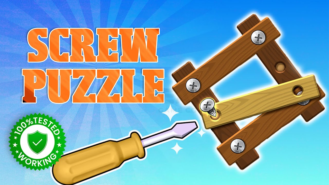 Brain Teaser Screw Puzzle – Unity Game Source Code | Unlock Levels ...