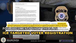 Full ICE Planned to Infiltrate Voter Groups — MS NOW Documents Reveal the Architecture Update