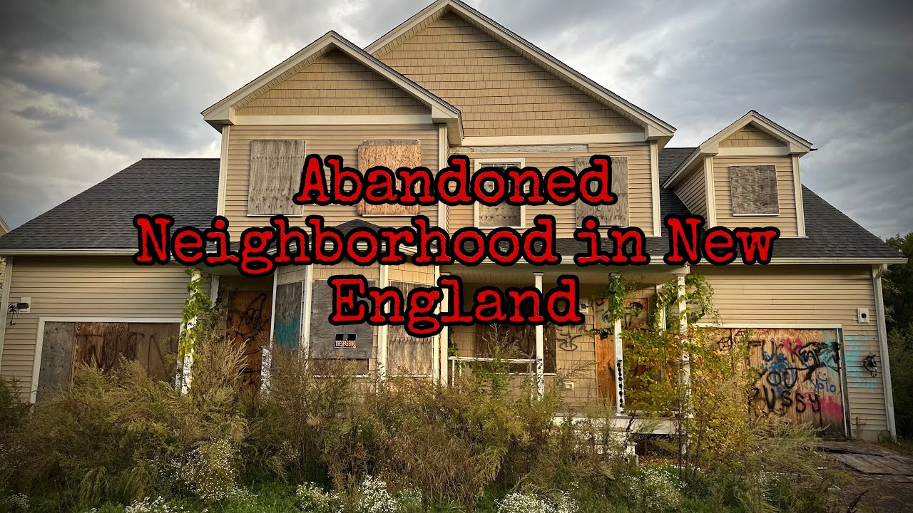Exploring an ABANDONED neighborhood in New England