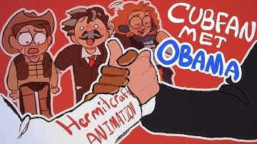 Cubfan135 ontmoette Obama (deze man is echt een raadsel) | Hermitcraft Seizoen 10 Animatie