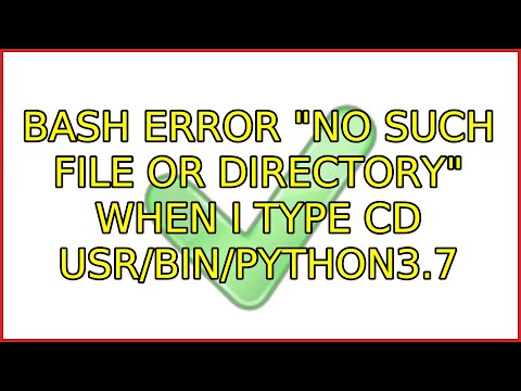 Ubuntu: Bash error