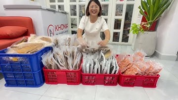 Hàng mới ngày 9/11 - Cá dứa sấy dẻo, khô mực câu Phú Quốc, tôm thẻ thiên nhiên, cá sặc/cá đù sấy dẻo