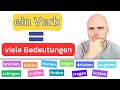 Wortschatz-Training | ein Verb - viele Bedeutungen