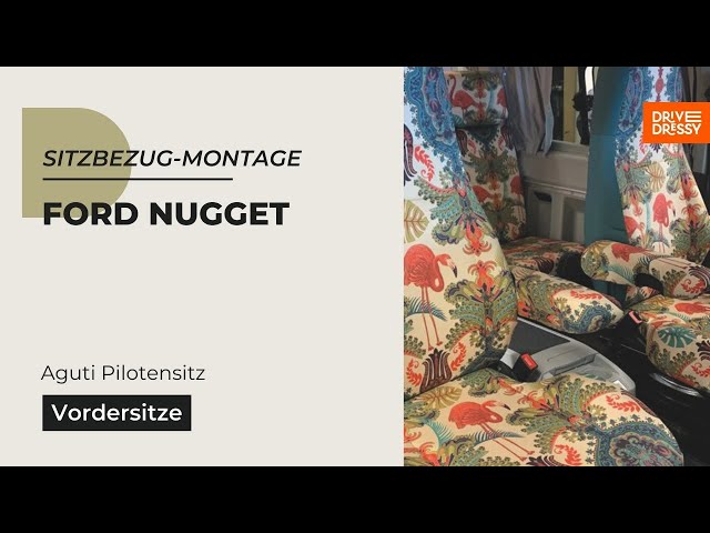 DriveDressy Sitzbezüge - Ford Nugget Vordersitz Aguti 