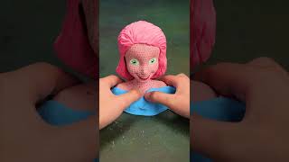 Splash And Colors! A Mermaid Doll's 3D Cart Making! 🧜‍♀️🌈 #Shorts