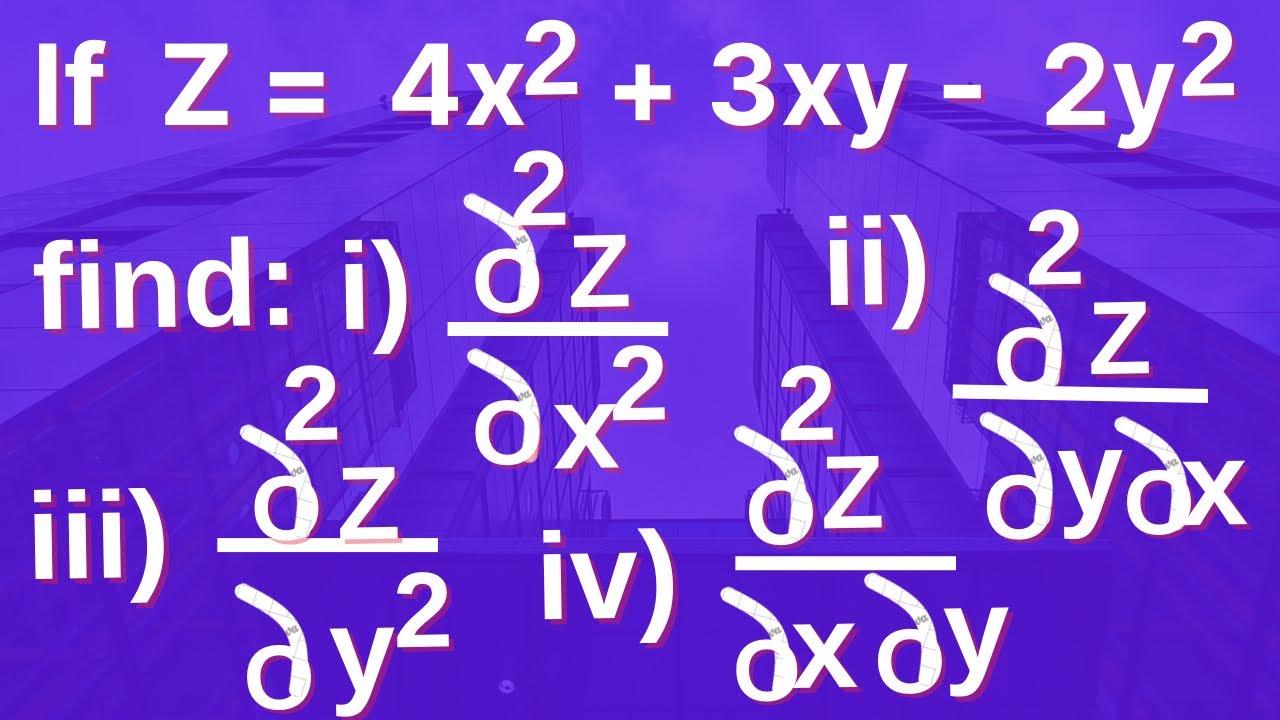 Solution to Partial differentiation of a function - YouTube