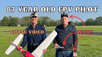 Oldest FPV Drone pilot - chases Eflite Cirrus with DJI Mini 3 Pro