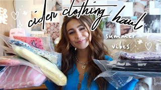 cider try on clothing haul 2021