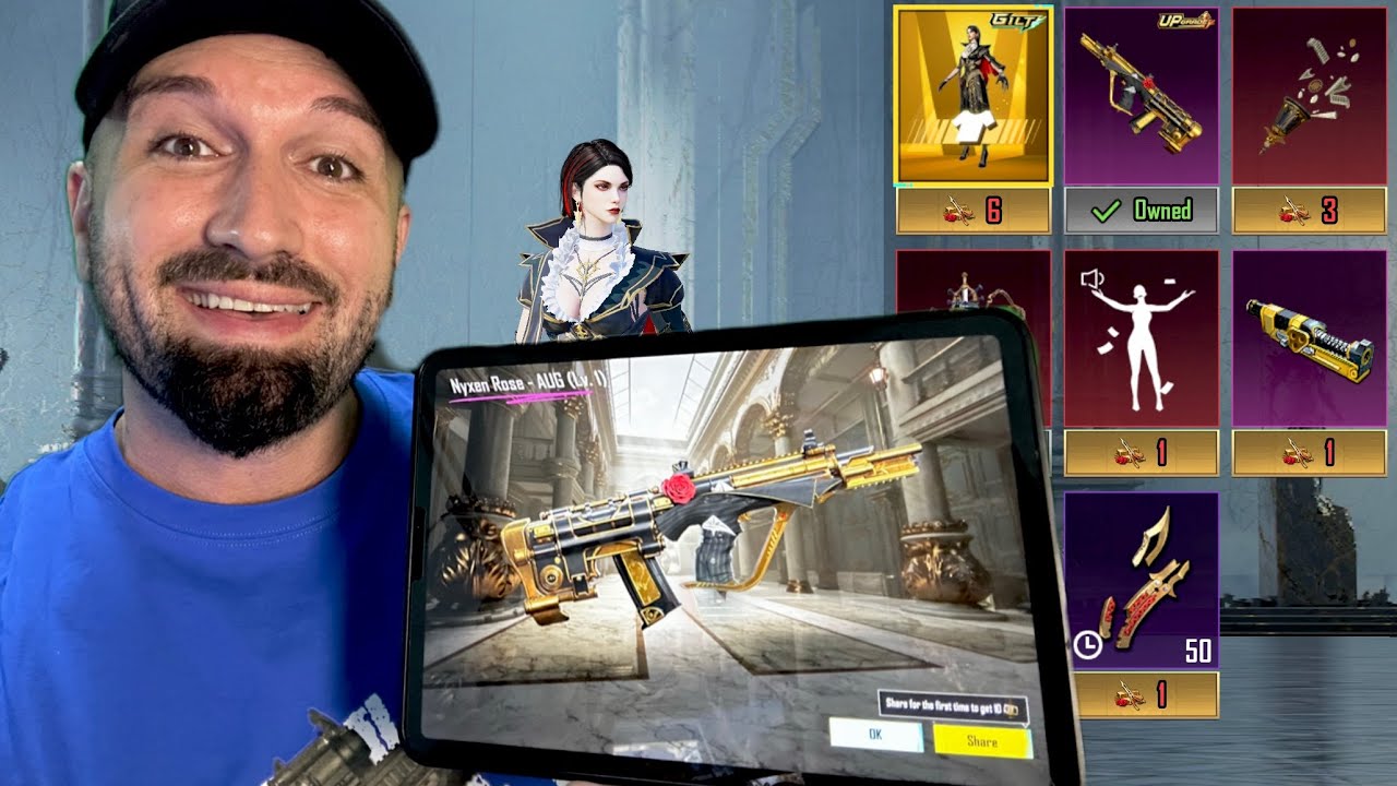 NYXEN SINISTRA GILT SET OPENING | PUBG MOBILE