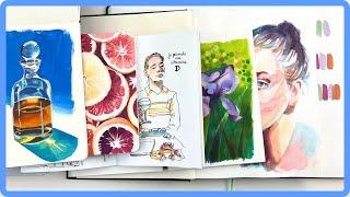 Learning Art Skills With Multiple Sketchbooks