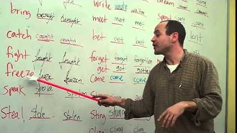 Learn English ESL Irregular Verbs Grammar Rap Song! StickStuckStuck with Fluency MC!