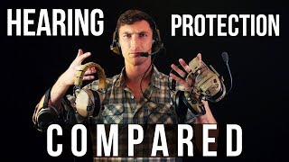 Hearing Protection compared (Peltors, Ops Core AMP, Sordin, Liberators)