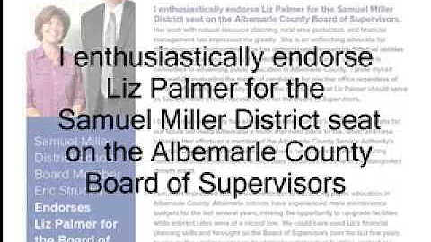 Eric Strucko Endorses Liz Palmer