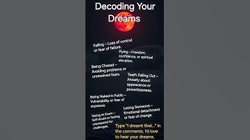 7 Dream Meanings You Must Know ☁️ #Shorts