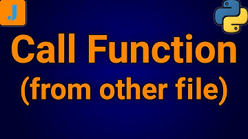 How To Call A Function From Another Python File
