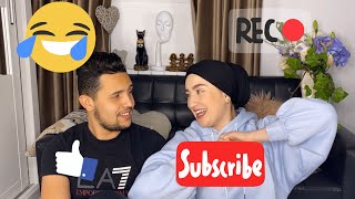 CHALLENGE / تحدي النكت مع زوجي و لي يضحك يخلص