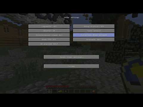 Как изменить разрешение экрана в Minecraft