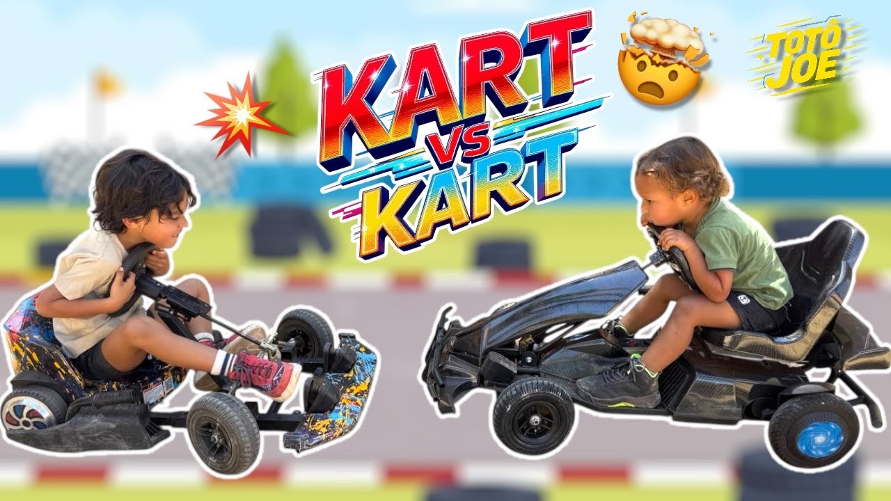 🏎️💥 KART vs KART: A BATALHA MAIS INSANA! ⚡🔥 #KartInfantil