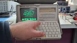 HP 4957A Protocol Analyser : Backup disks, VT100 demo.   009