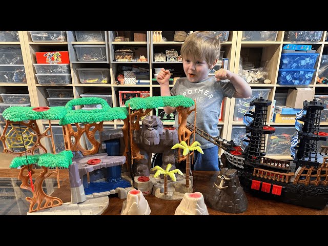 Play-time Show & Tell: Imaginext Pirate Ship and Gorilla Mountain