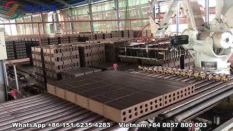 Robot brick machine in vietnam, Yaskawa Robot brick, automatic brick make machine