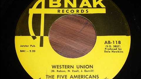 Five Americans - Western Union 45rpm