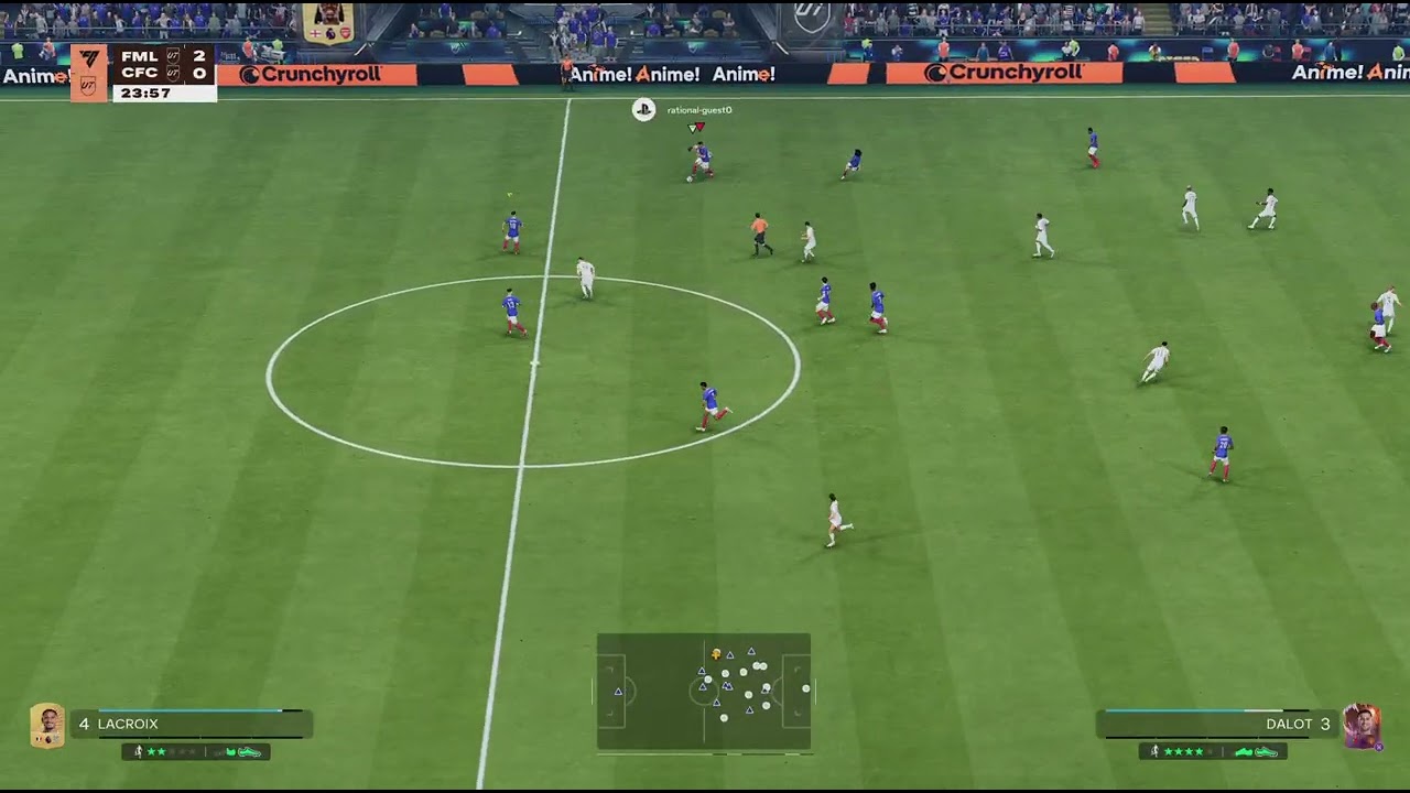 Mateta puts the 3rd goal away for a rage quit!