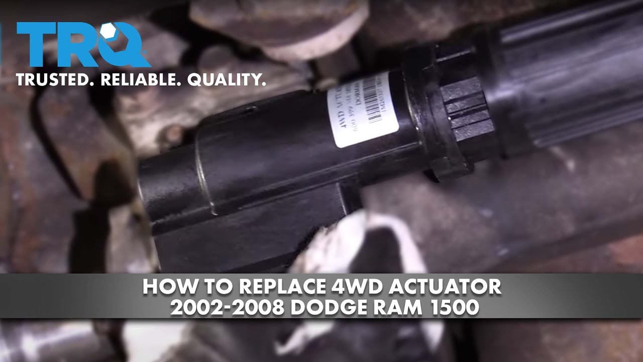 How to Replace 4WD Actuator 2002-08 Dodge RAM 1500 | 1A Auto