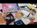 6 DAYS OF DECLUTTERING | day 3 - face palettes