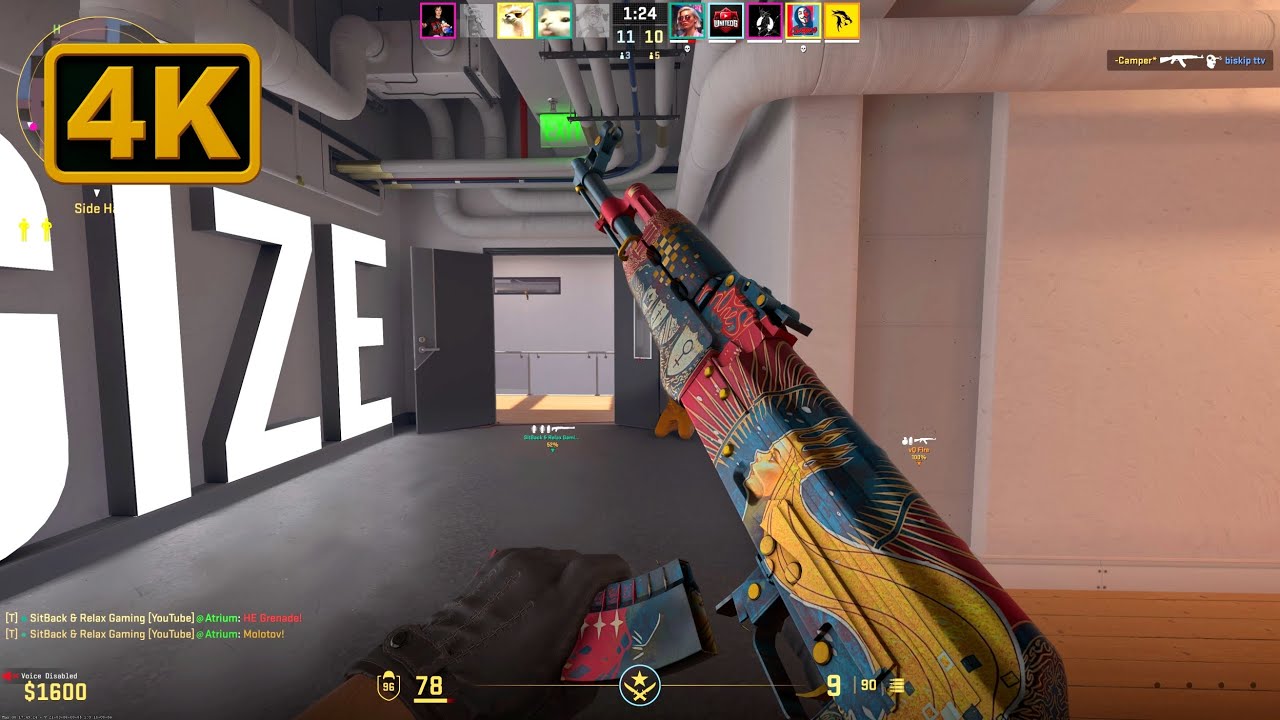 Counter Strike 2 Gameplay 4K (No Commentary) - YouTube