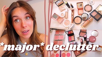 BRONZER, BLUSH + HIGHLIGHT DECLUTTER // It