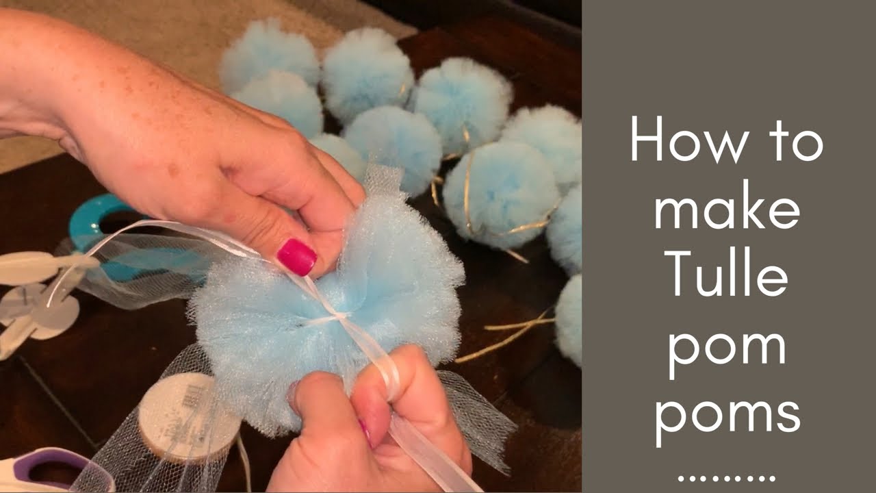 Tulle Pom Poms How to Make: Step-by-Step DIY Guide