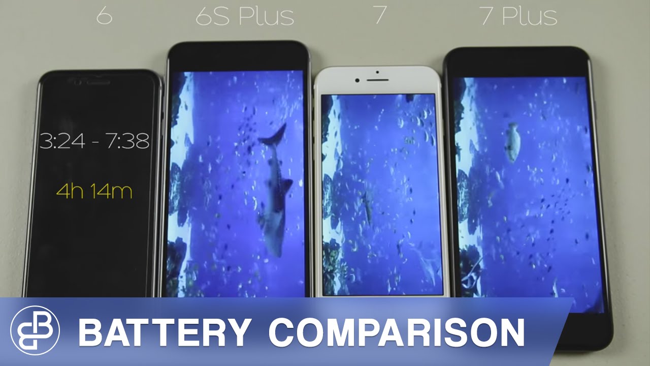 iPhone 7 vs iPhone 6s Plus vs iPhone 6 Plus vs iPhone 5s - Speed ...