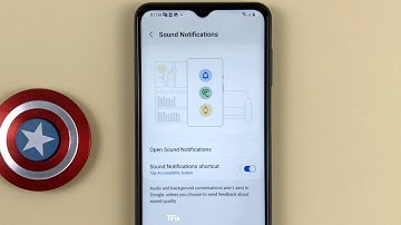 How to enable/disable sound notification shortcuts on Samsung A04s Android 13