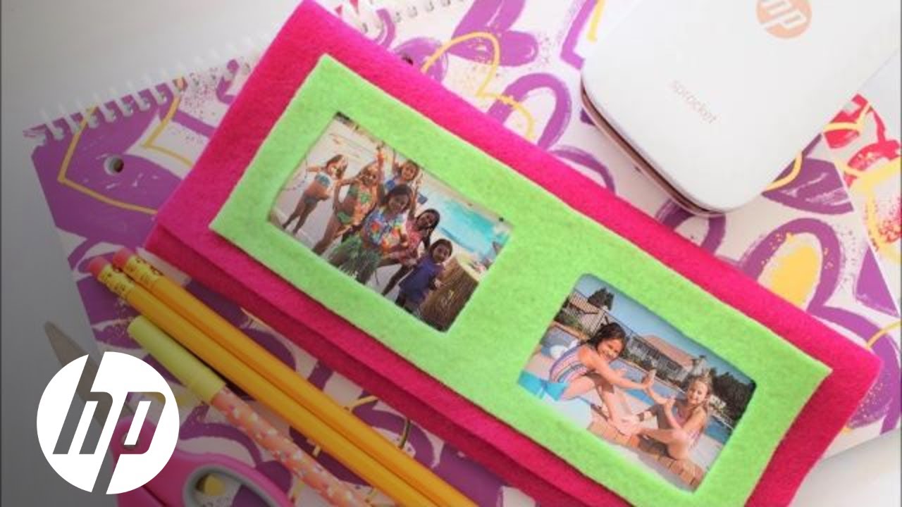 hpv vaccine No Sew Photo Pencil Case | HP Sprocket Photo Printer | HP