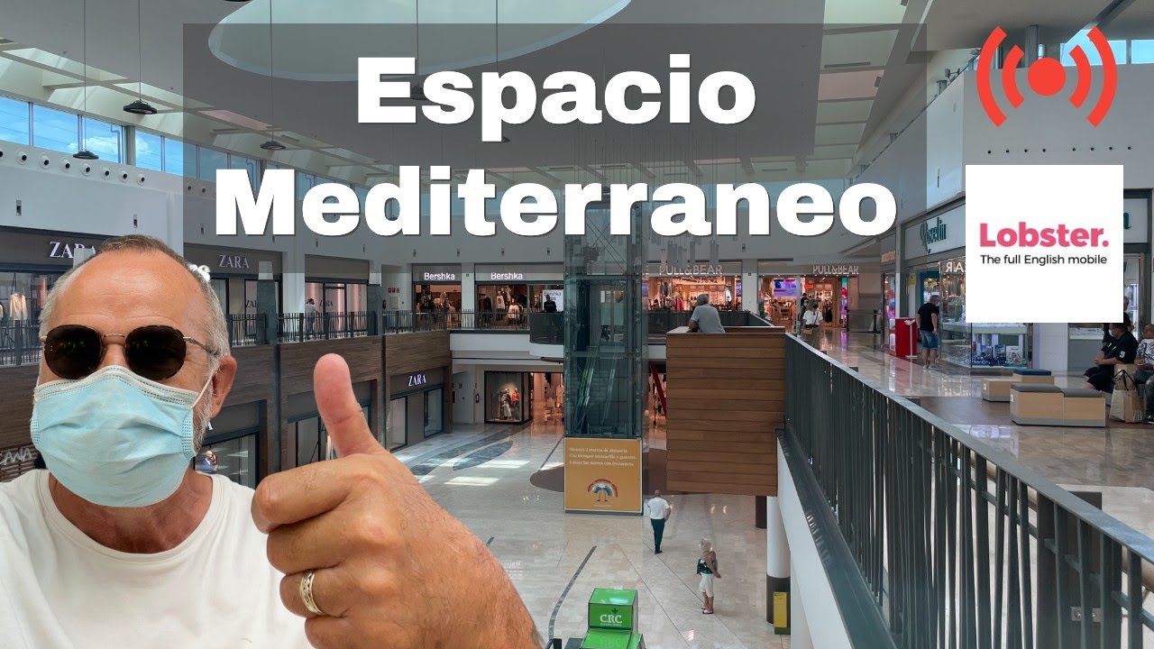 Live Cartagena Shopping (Espacio Mediterraneo) #expatinmazarron - YouTube