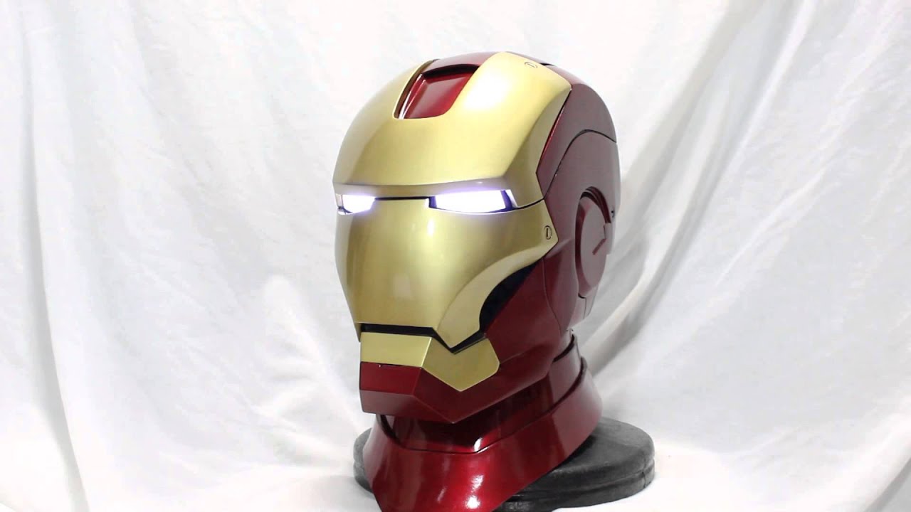 Iron Man Helmet Electronic Faceplate アイアンマン 電動フェイスオープン Youtube