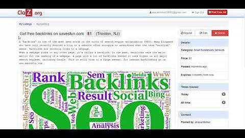 HOW TO BACKLINK ON clickooz.com BY SAVESFUN.COM