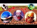 4 Monsters Enter — Only One Survives! Maze War: SCP-096, Sonic Tapes, Hulk &amp; Colossal Titan | GMod