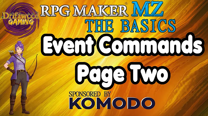 How To Use The Event Commands Page 2 RPG Maker MZ The Basics Tutorial