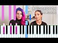 [Bridgerton: The Musical] Burn For You - Abigail Barlow & Emily Bear || Synthesia Piano Tutorial