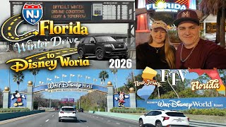 Driving 20+ Hours NJ to Disney World FL | Roadtrip Winter I95 2026 Drive