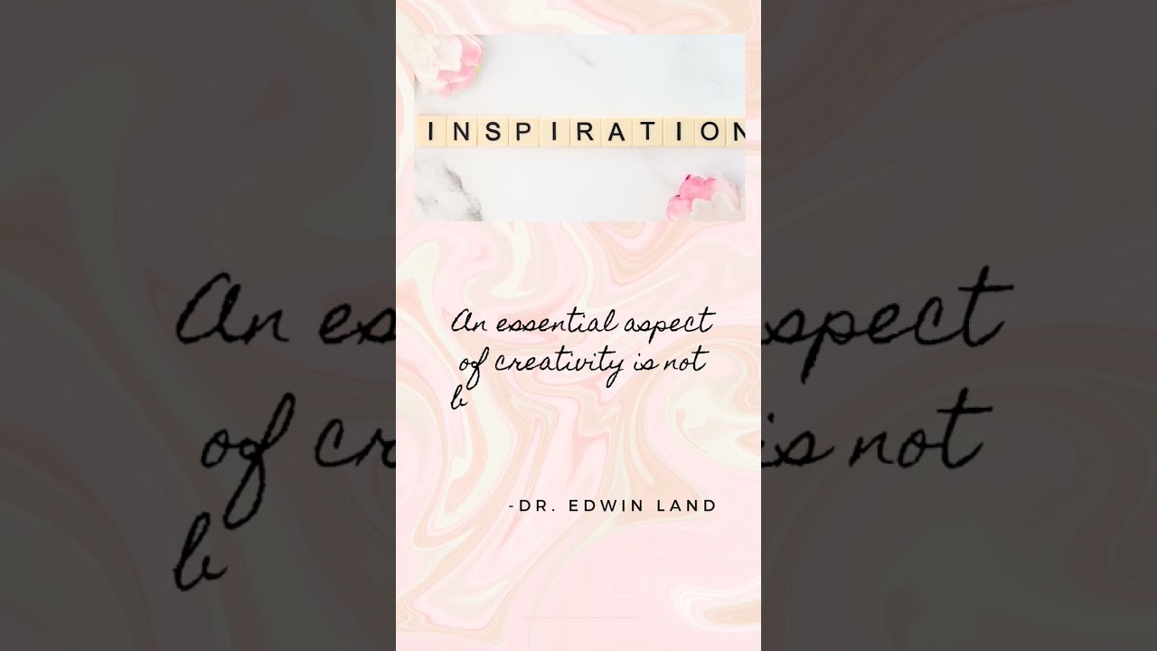 Dr. Edwin Land Quote ❤️ 